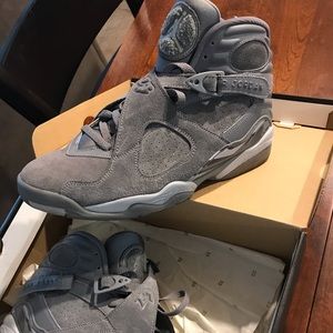 Air Jordan 8 wolf grey